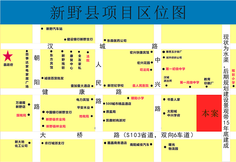 新野县城区总体规划图图片